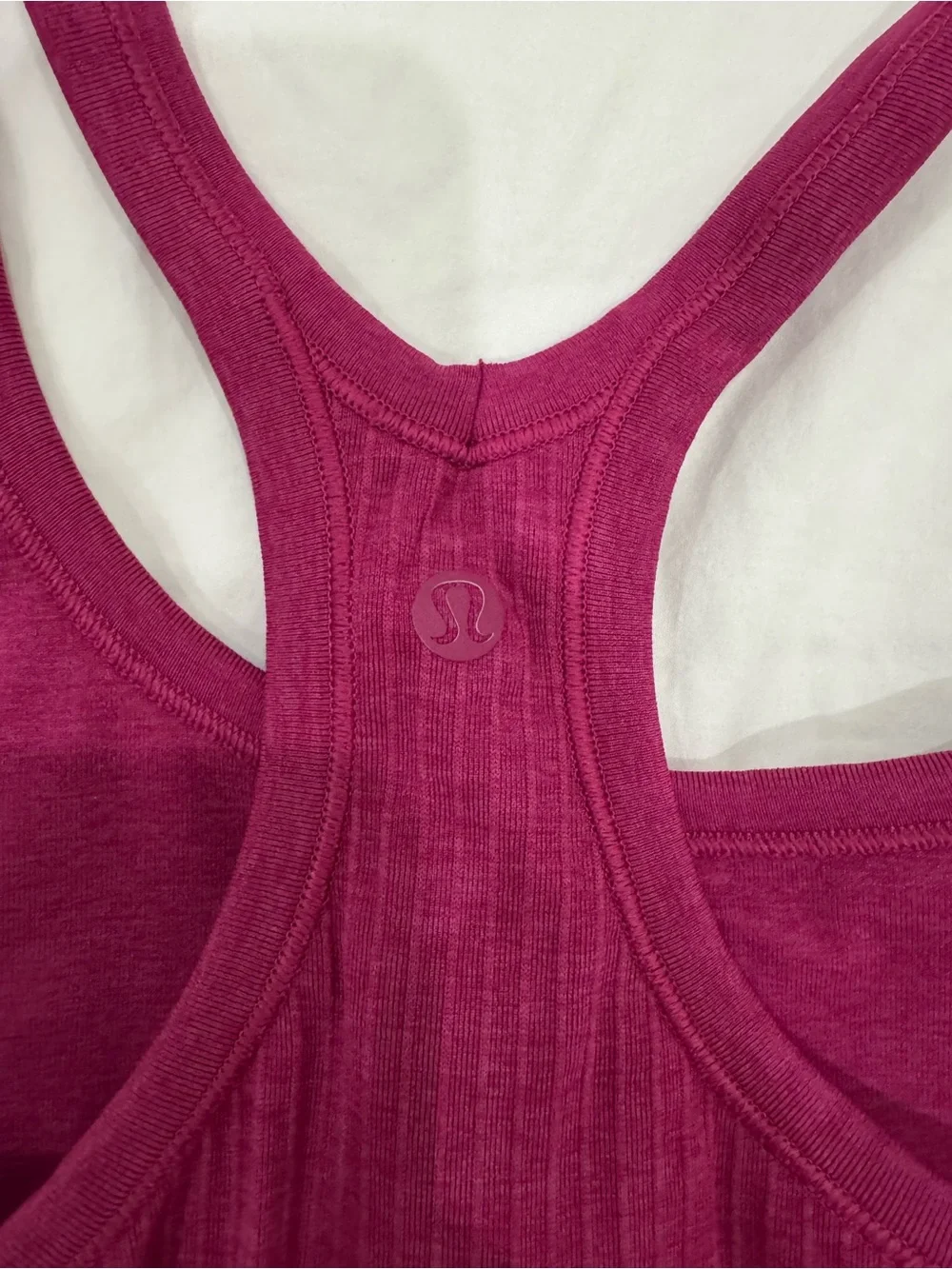 lululemon athletica Magenta Ribbed Racerback Tank
